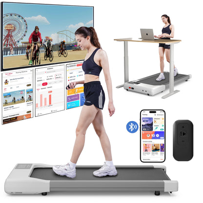 Anti-Slip Shock Absorption Portable Treadmill