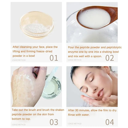 Collagen Hyaluronic Acid Face Mask DIY  Freeze-Dried