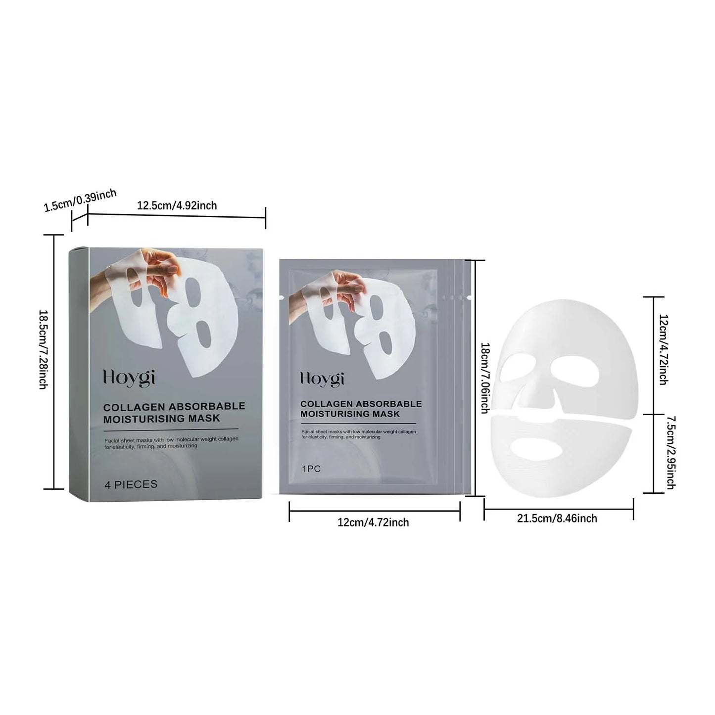 Collagen Absorbable Moisturising Mask Overnight Lifting Firming