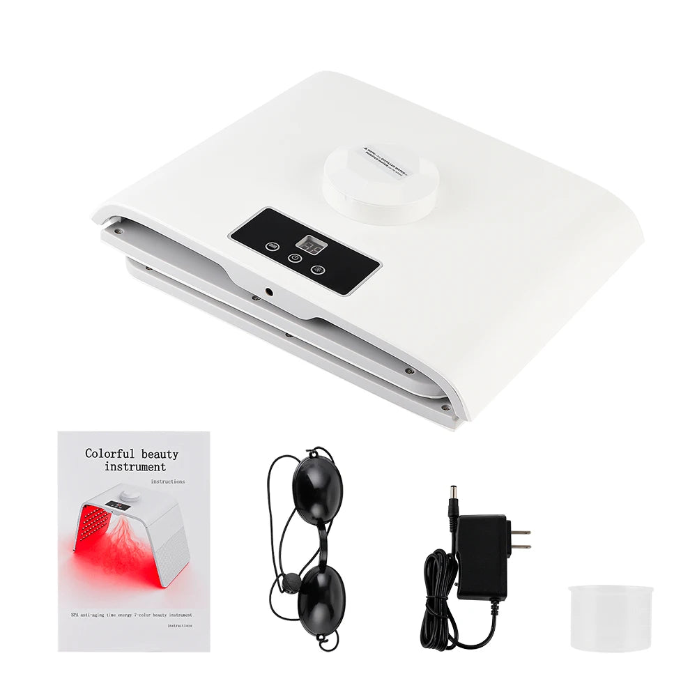 Foldable 7 Colors LED Photon Machine Face