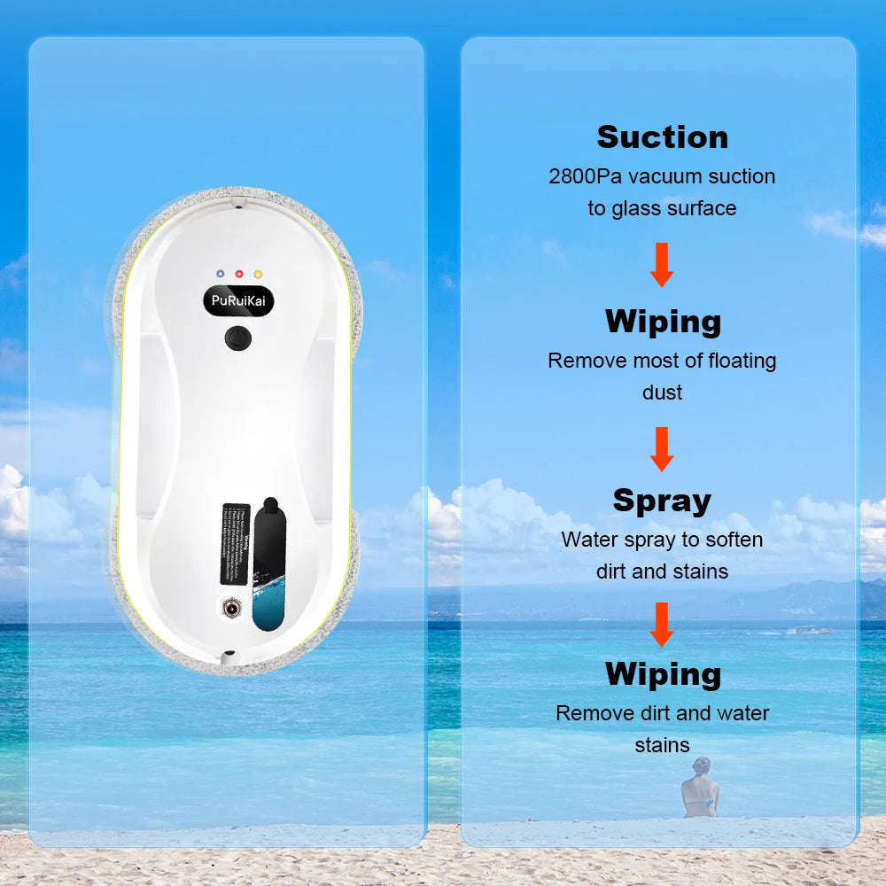 Window Cleaning Robot with Intelligent Path Planning