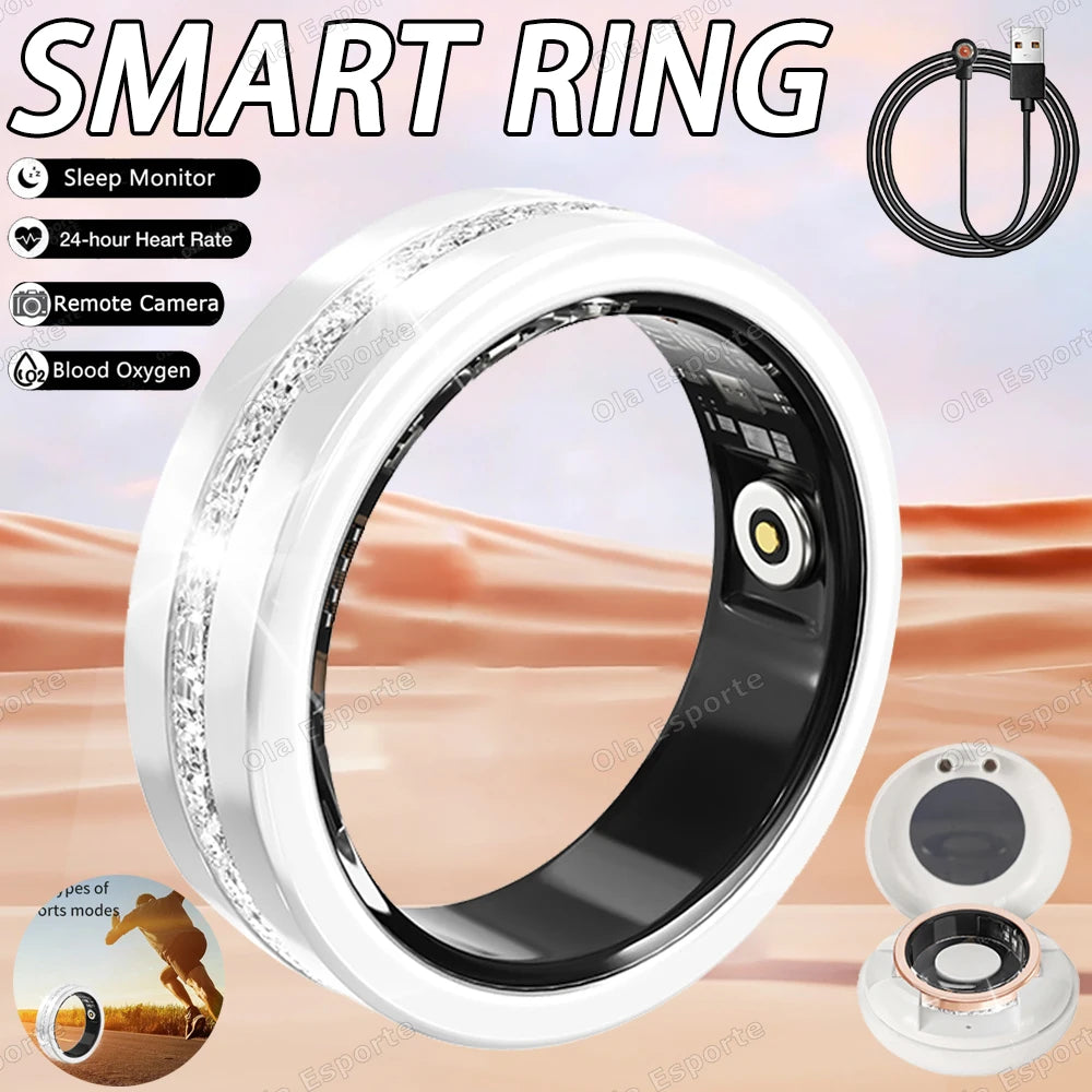 Diamond Fashion Women Smart Ring