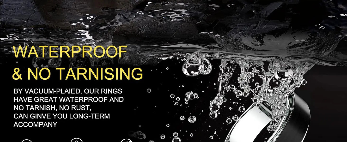 Men Women Anxiety Relief Band Spinner Rings