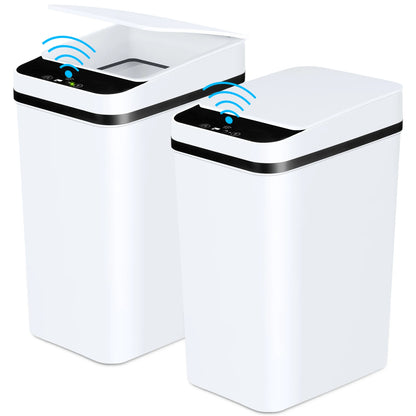 Bathroom Automatic Trash Cans Touchless Motion Sensor