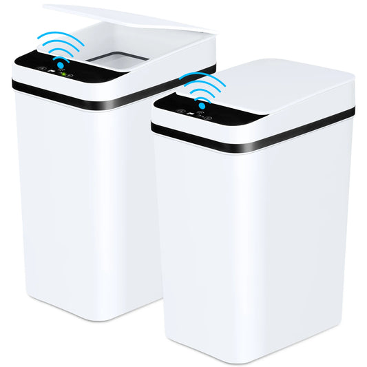 Bathroom Automatic Trash Cans Touchless Motion Sensor