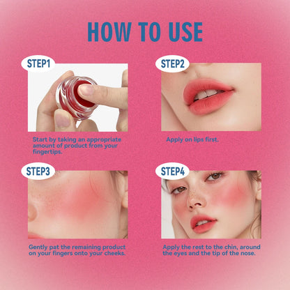 2 in 1 Matte Lip&Cheek Mud