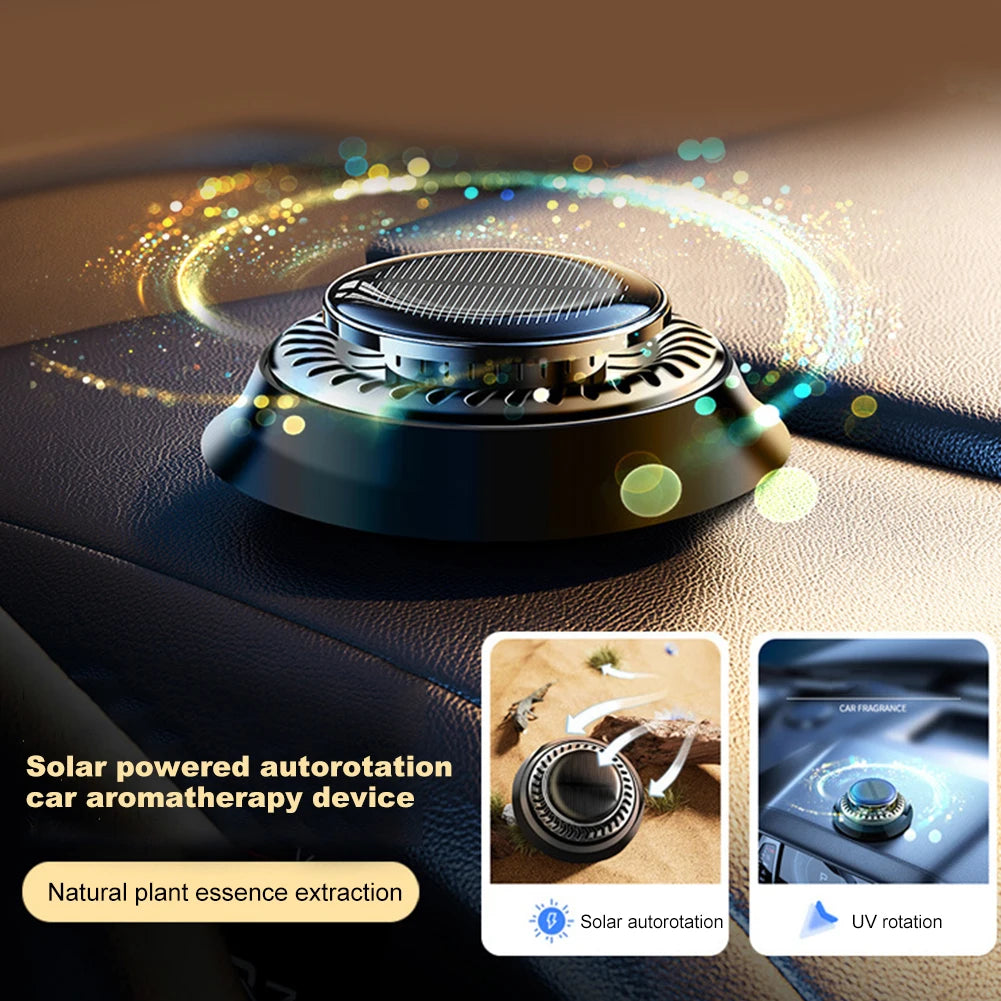 Solar Lasting Rotating  Car Essential Oils Diffusers
