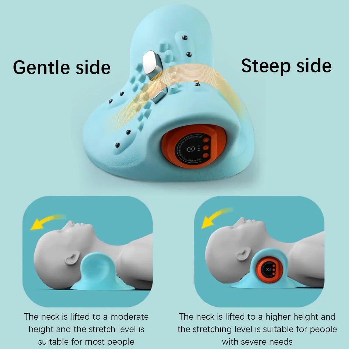 Cervical Focused Neck Massager with 3 Modes