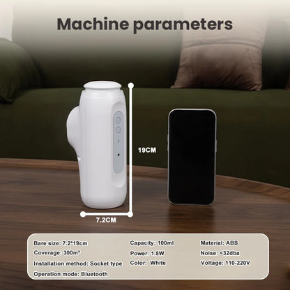 Wall Mounted Bluetooth Control Diffuser for Oils, etc.