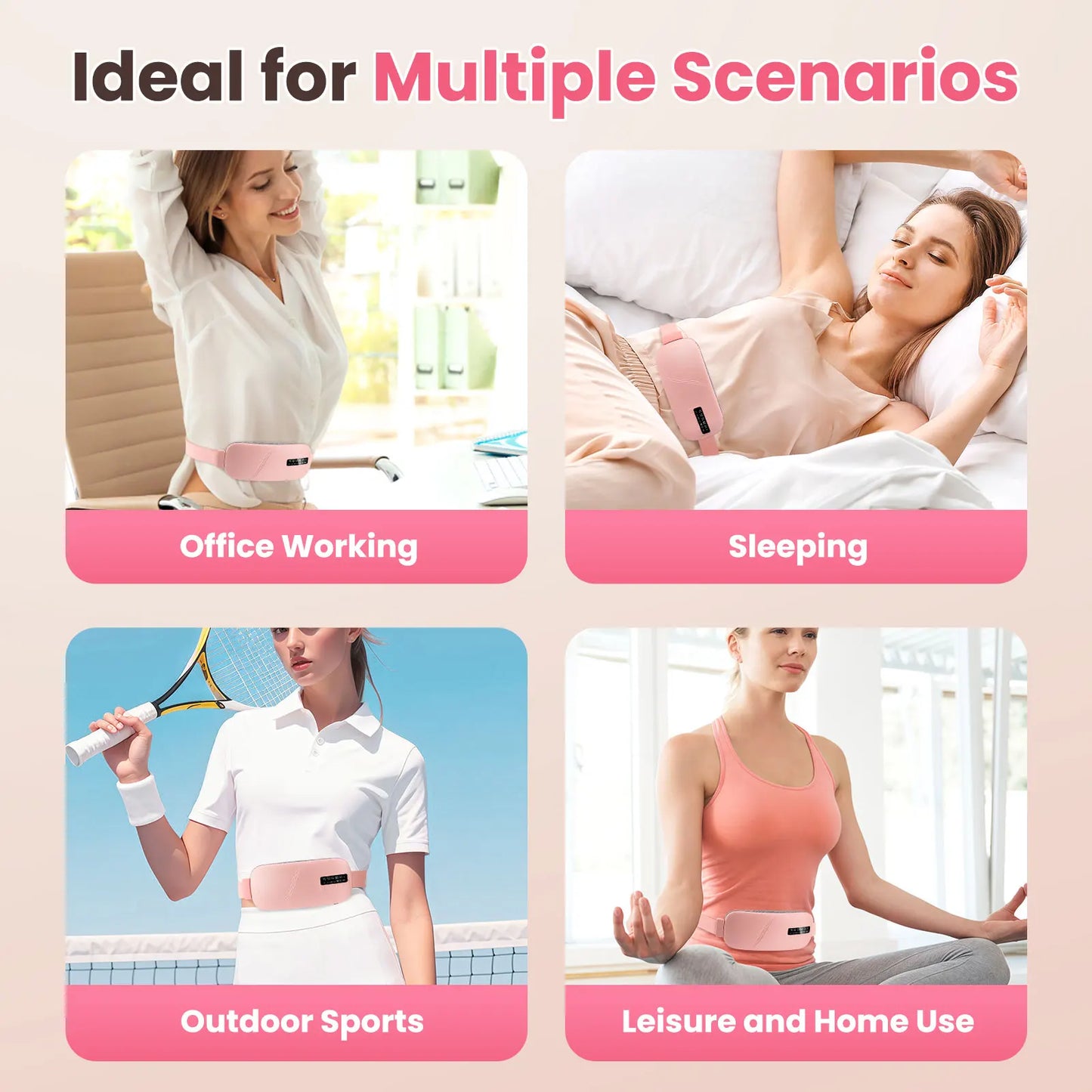 Electric Heating Massager for Menstrual Cramps