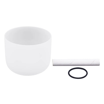 Sound Healing Frosted Quartz Crystal Singing Bowl