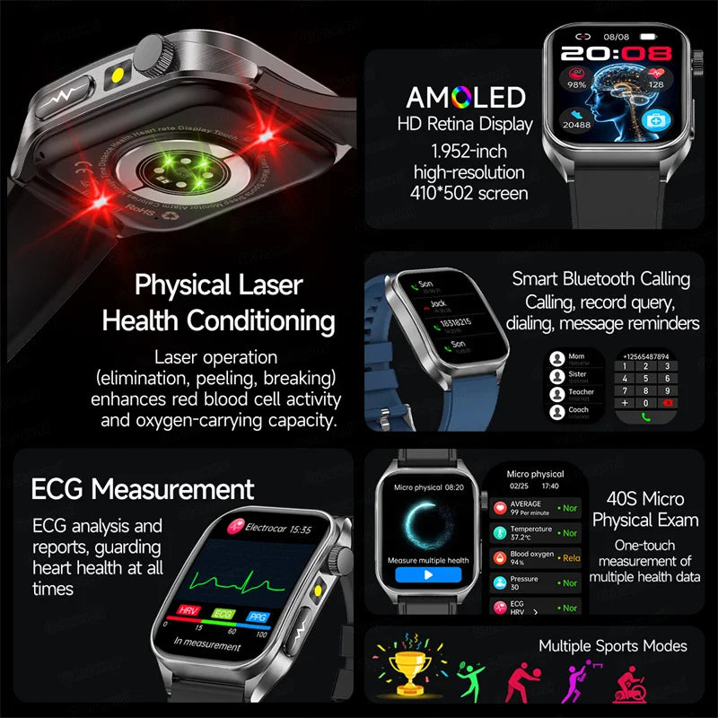 2026 New Smart Watch Laser Therapy.............