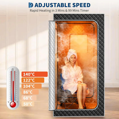 Portable Home Sauna Box With Remote Control