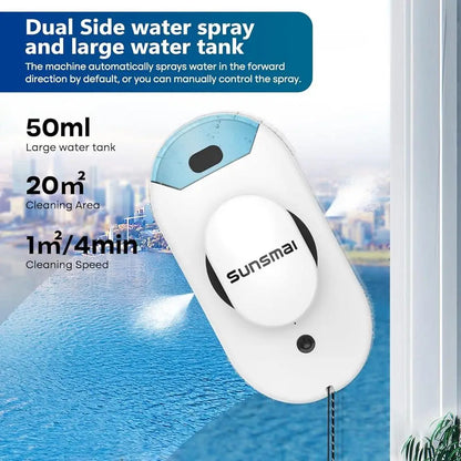 Window Cleaning Robot Dual Water Spray Machine