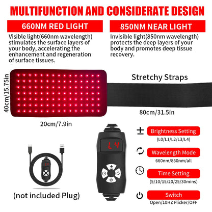 Red Light Therapy Pad for Pain Relief