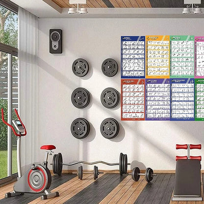 Full Body Home Gym Workout Poster Set