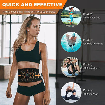 Abdominal Toning Belt EMS Muscle Stimulator