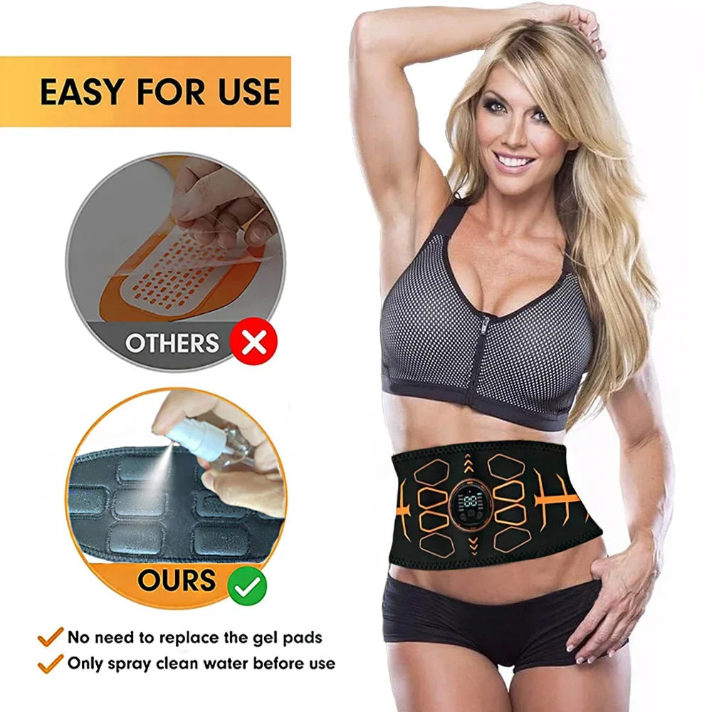 Abdominal Toning Belt EMS Muscle Stimulator
