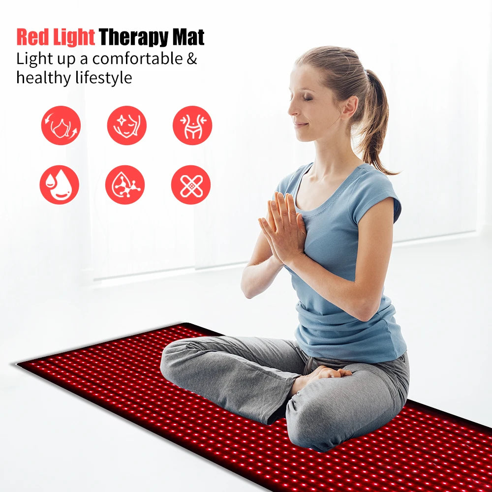 Full Body Red Light Mat Pain Relief Wellness