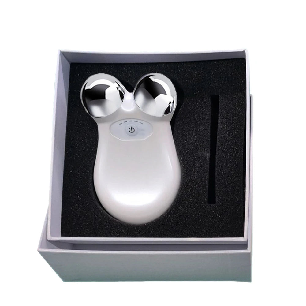 Microcurrent Facial Massager Roller Anti Wrinkles Face