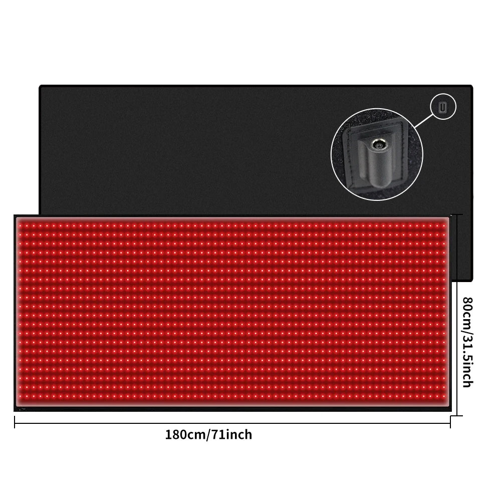 Full Body Red Light Mat Pain Relief Wellness