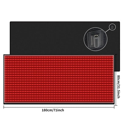 Full Body Red Light Mat Pain Relief Wellness