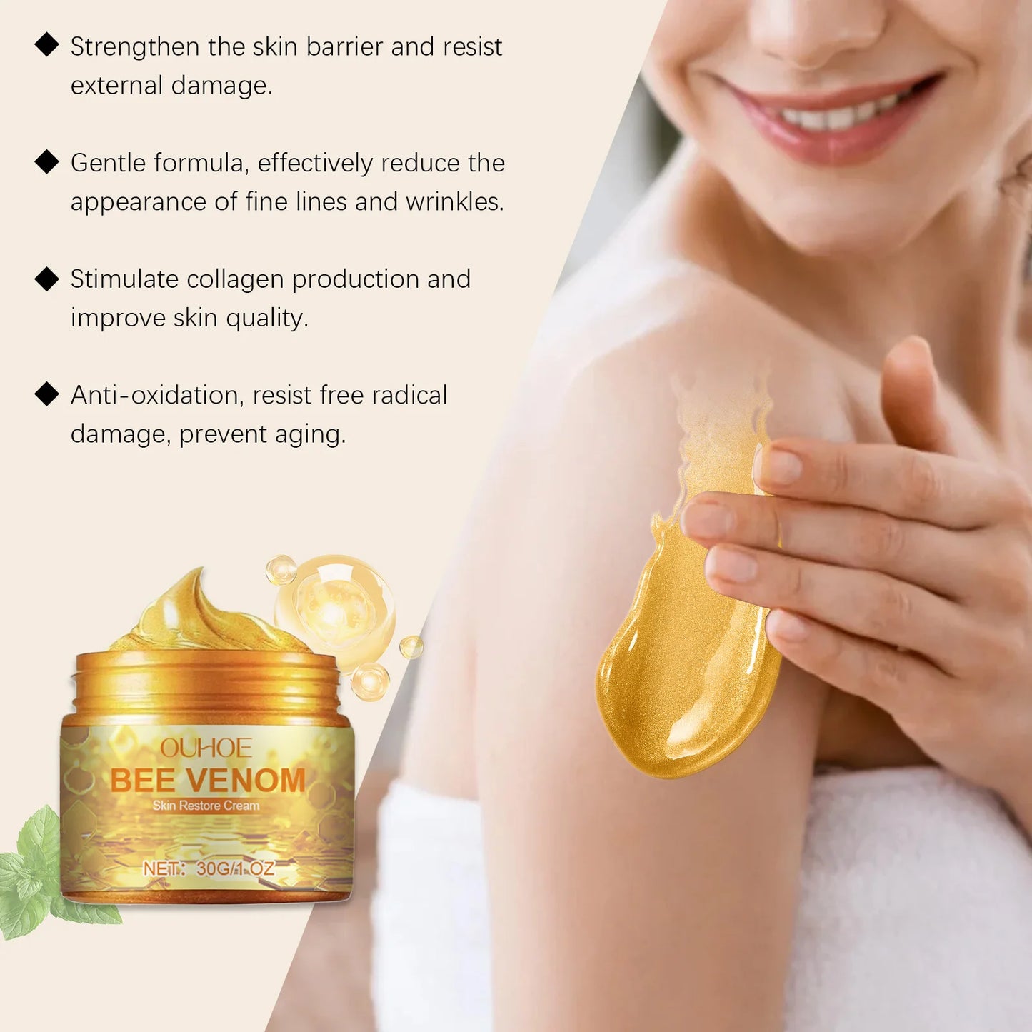 Bee Venom Skin Restore Cream - Repair Skin
