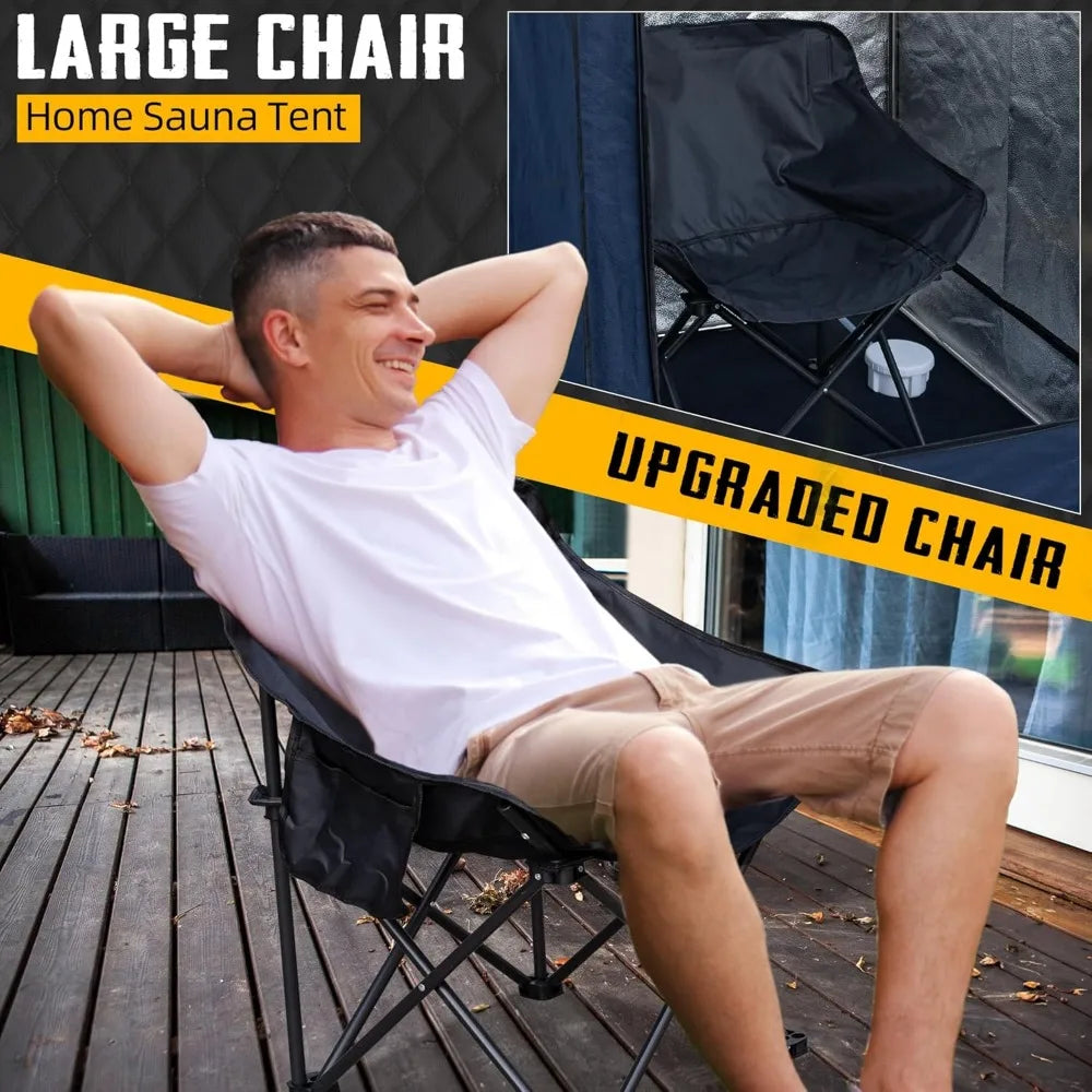 Large Portable Steam Sauna with Remote Control