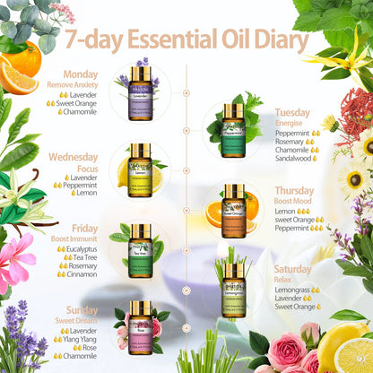 Essential Oils Set Natural Plant Aroma
