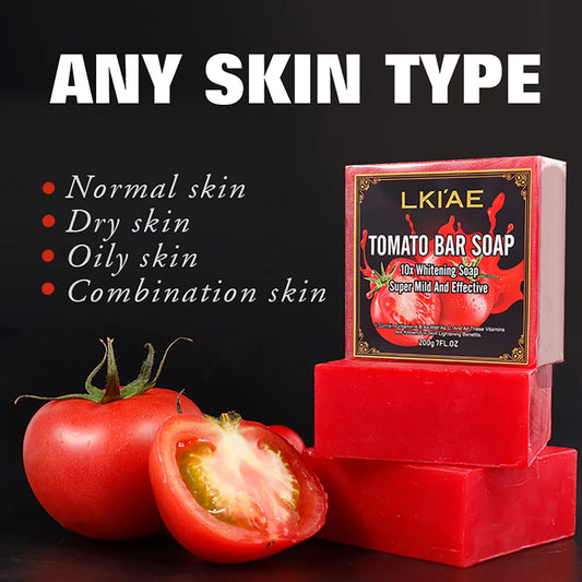 Organic Tomato Soap Bar, Lightening Skin