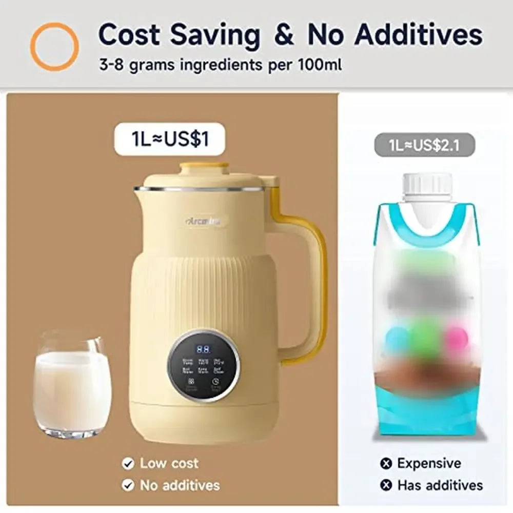 Homemade Nut Milk Maker with Automatic Program