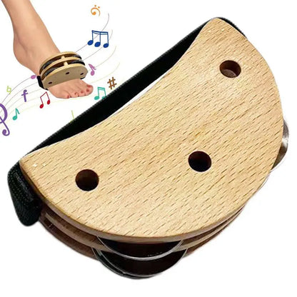 Foot Tambourines For Adults Wooden Foot Tapping