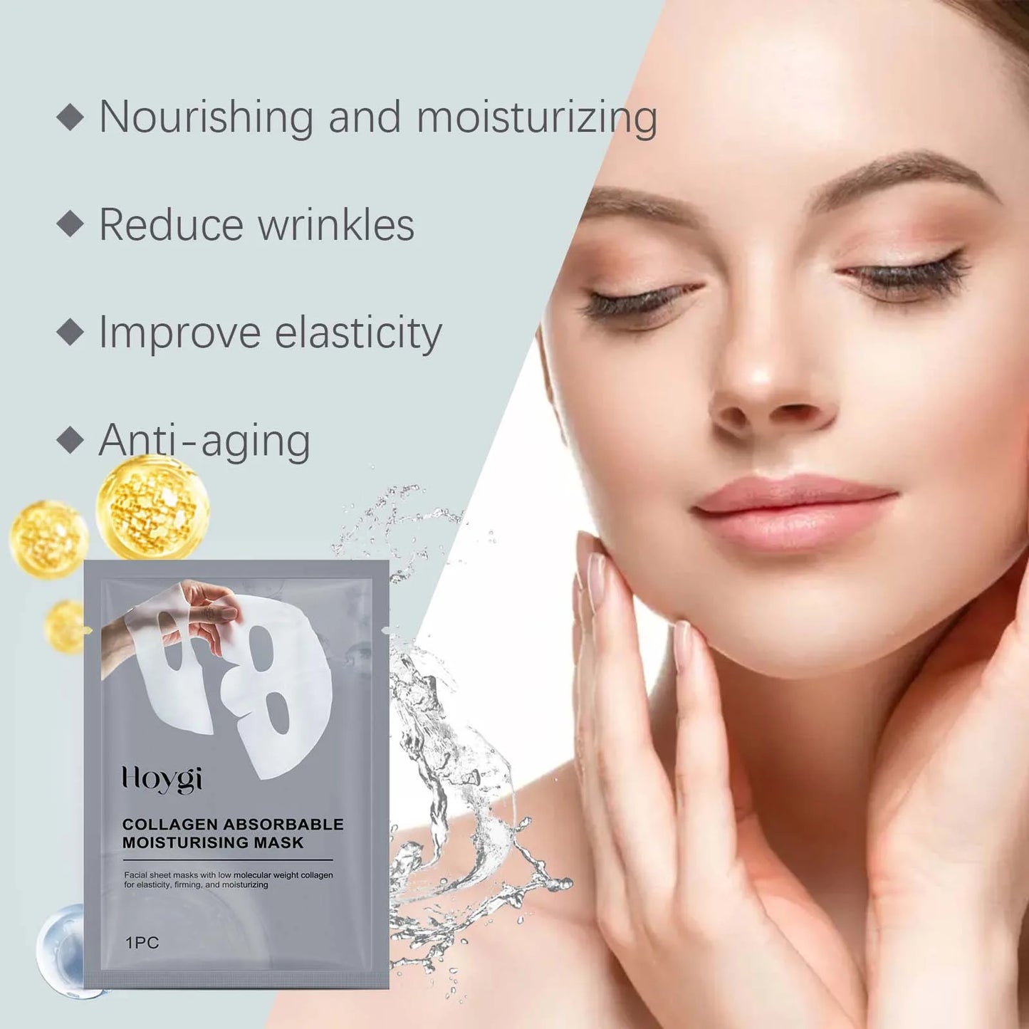 Collagen Absorbable Moisturising Mask Overnight Lifting Firming
