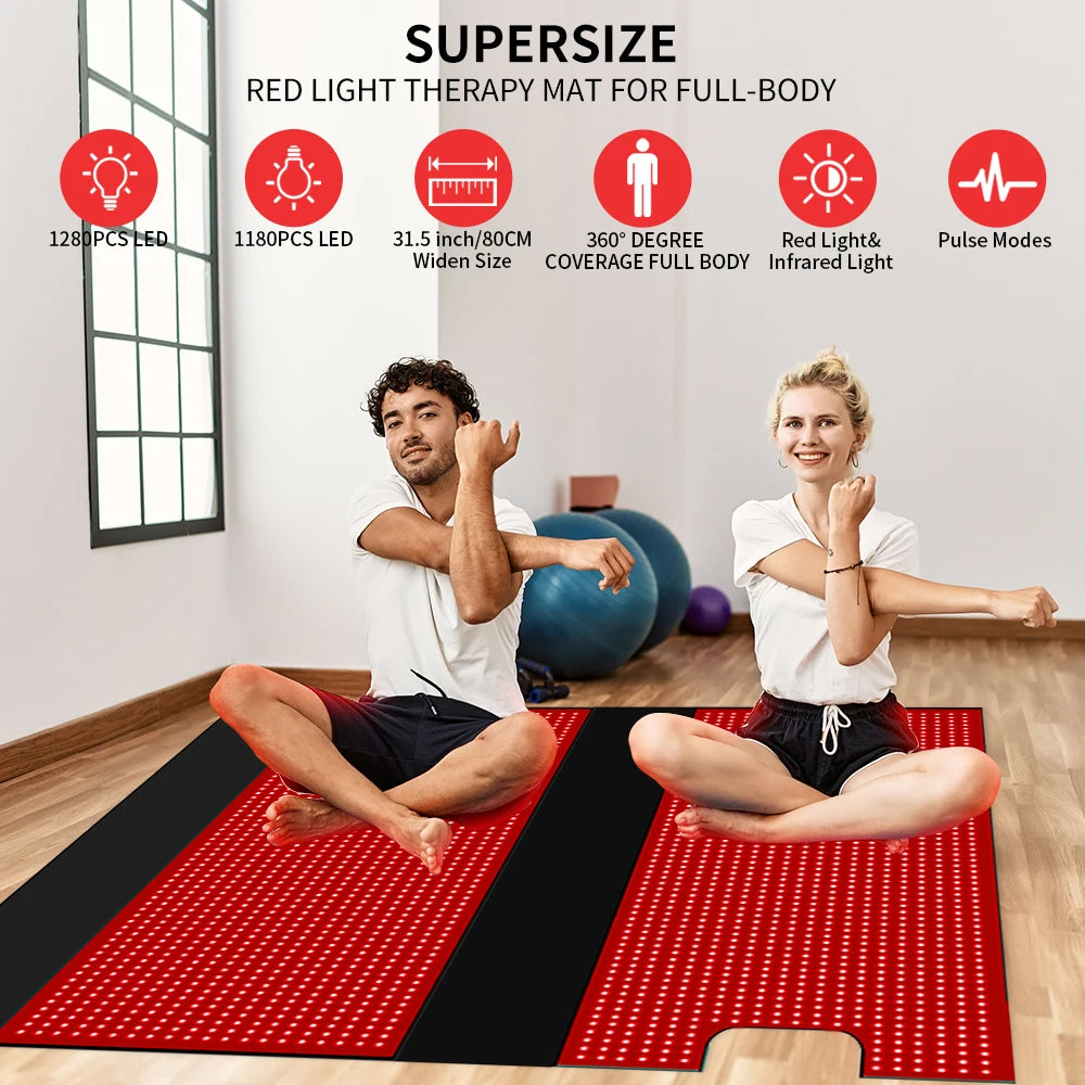 71" Red Light Sleeping Bag Full Body