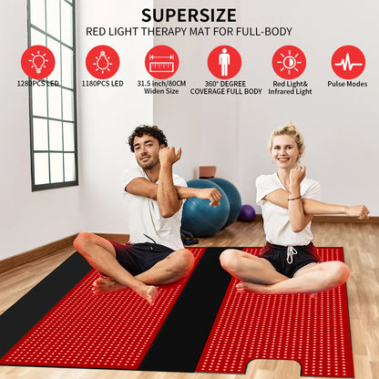 71" Red Light Sleeping Bag Full Body