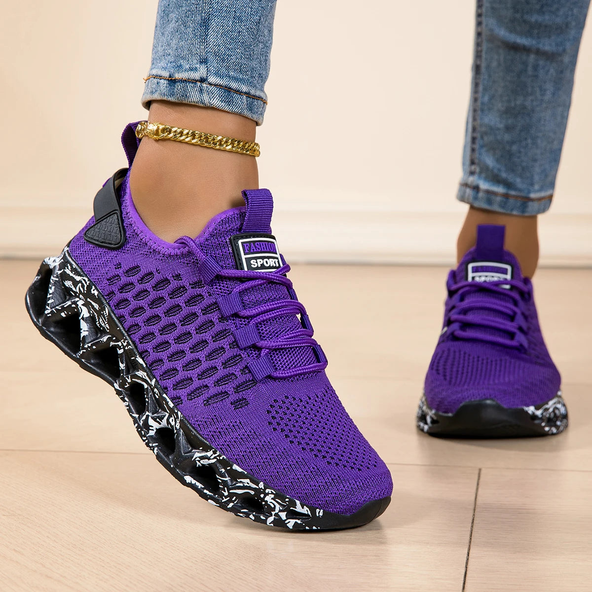 Running shoes for men / women, lightweight mesh, breathable and comfortable