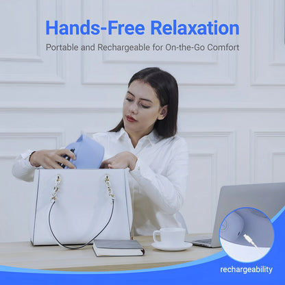 “Bluetooth Head & Eye Massager for Stress Relief”