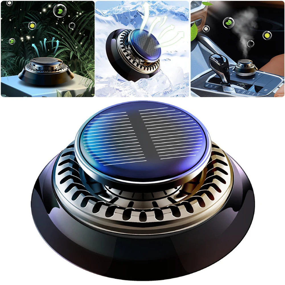 Solar Lasting Rotating  Car Essential Oils Diffusers