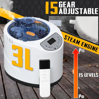 Large Portable Steam Sauna with Remote Control