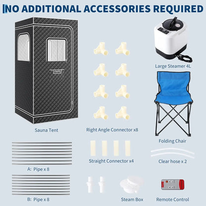 Portable Home Sauna Box With Remote Control