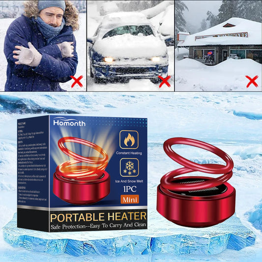 Portable Molecular Heater Solar Powered Windshield Defroster