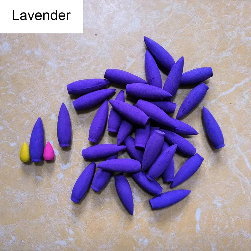 Natural Oversized Backflow Incense Cones 30 Minutes
