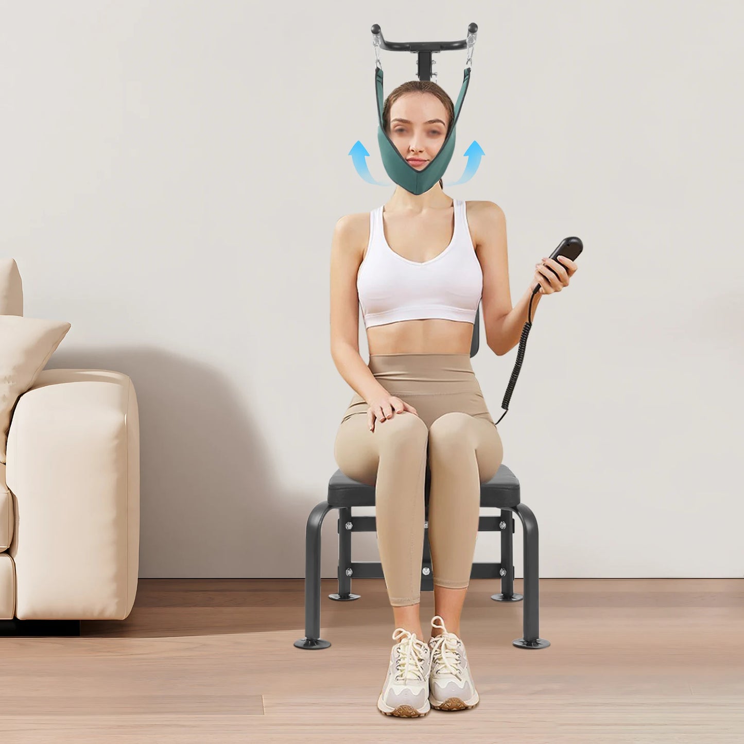 Electric Cervical Traction Device Neck Stretcher