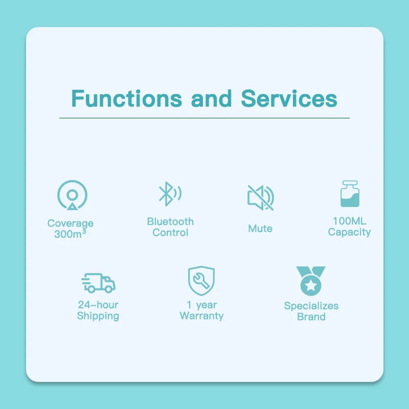 Wall Bluetooth Essential Oil Diffuser