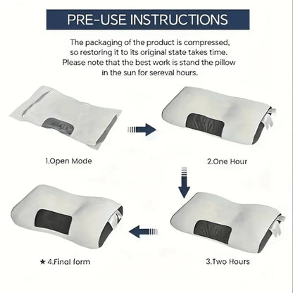 3D Knitted Cotton Massage Pillow (1pack)