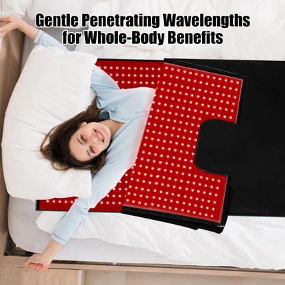 71" Red Light Sleeping Bag Full Body