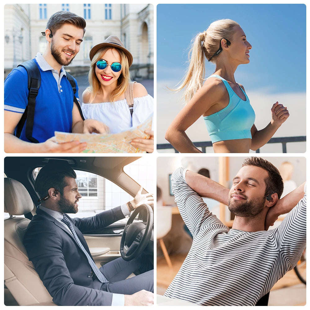 Headphones Bluetooth Open Ear Wireless Bone Conduction