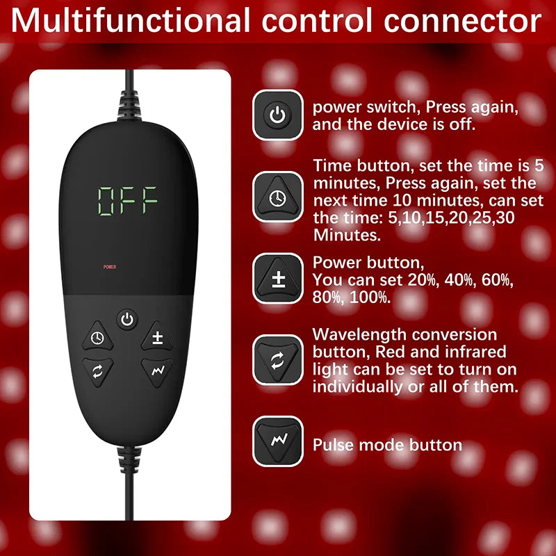 Red Light Therapy Device Treatment Machine Cap