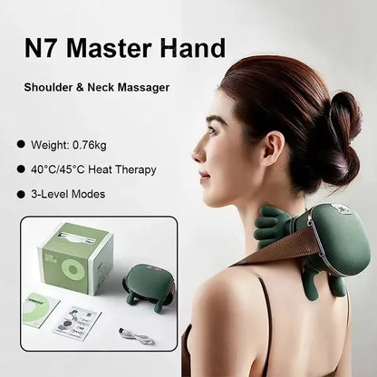 Neck and Shoulder Bionic Hand Massager Adjustable