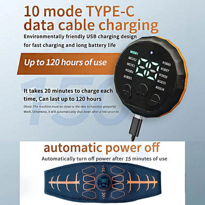 Abdominal Toning Belt EMS Muscle Stimulator